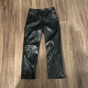 Good American leather pants